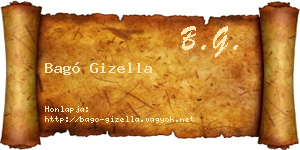 Bagó Gizella névjegykártya